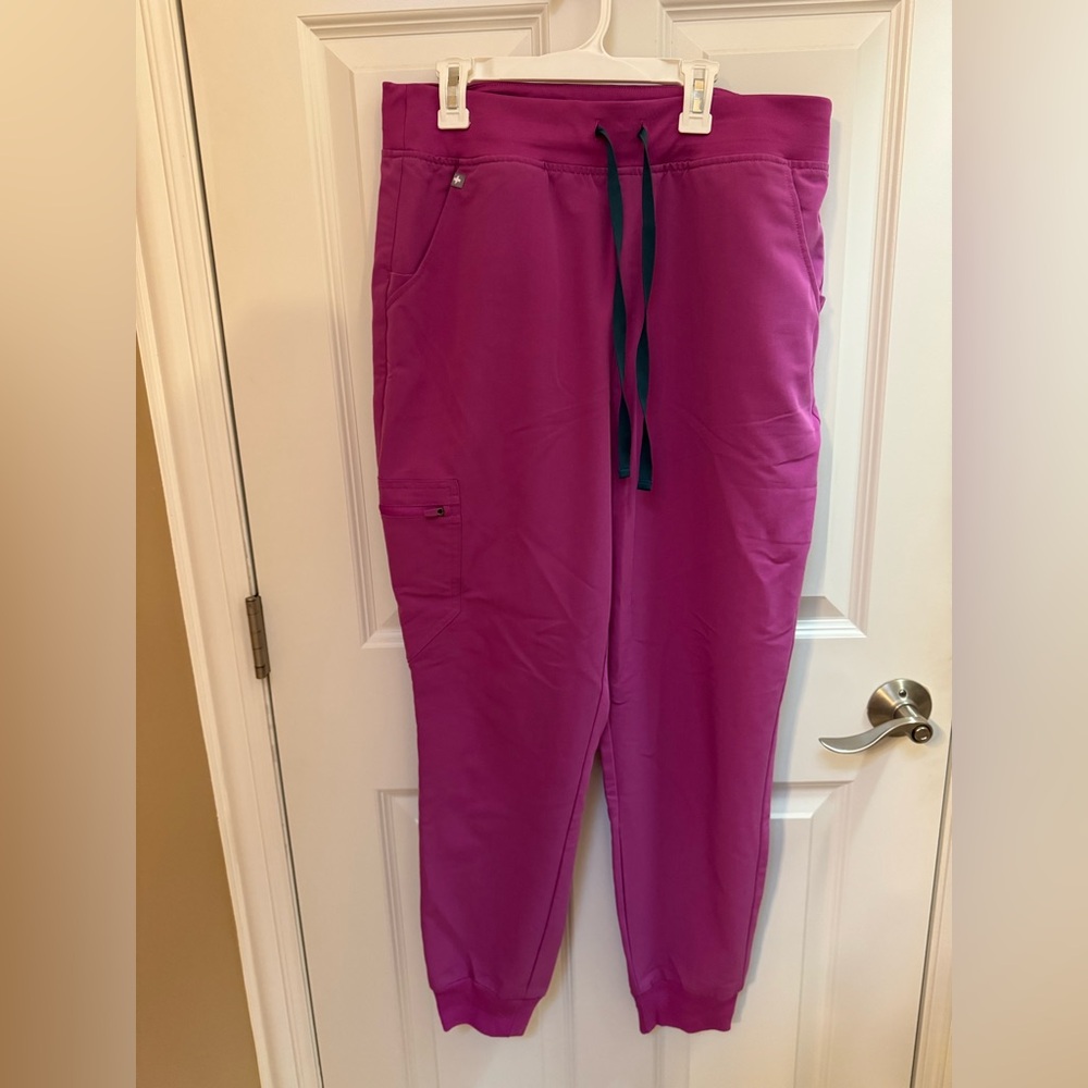 Figs high waisted Zamora Jogger Bright Fuschia